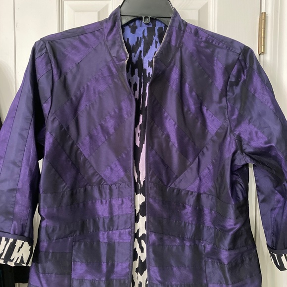 Chico’s Jackets & Blazers - Chico’s sz. 2 reversible lightweight jacket $50